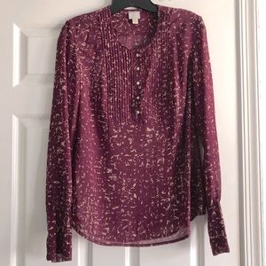 Sheer printed top - never worn